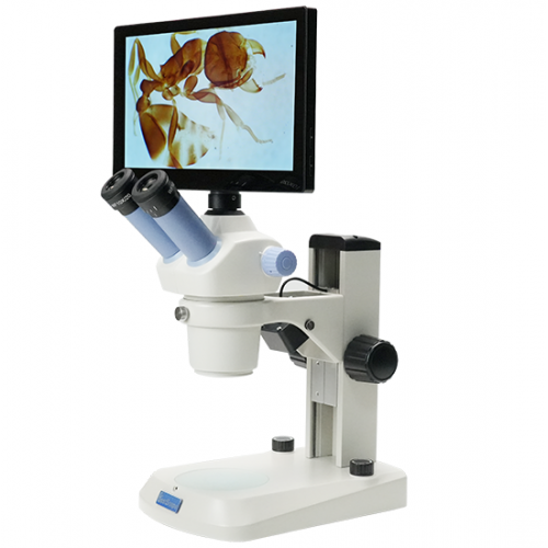 LCD Digital Zoom Stereo Microscope